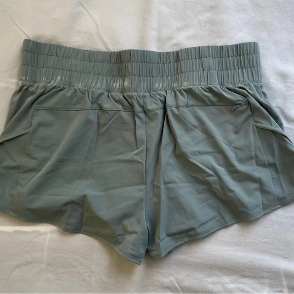 Avia Women's Athletic Shorts in Green - Picture 2 of 7